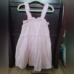 Old Navy Pink Smocked Strap Dress